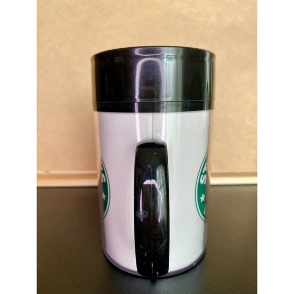 STARBUCKS THERMOSERV MUG - Siren Logo - Handle - Travel Mug - Plastic - 13 oz. - Picture 2 of 9